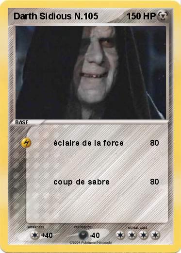 Pokemon Darth Sidious N.105