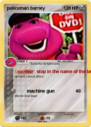 Pokemon policeman barney