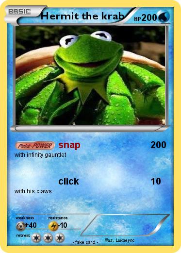 Pokemon Hermit the krab