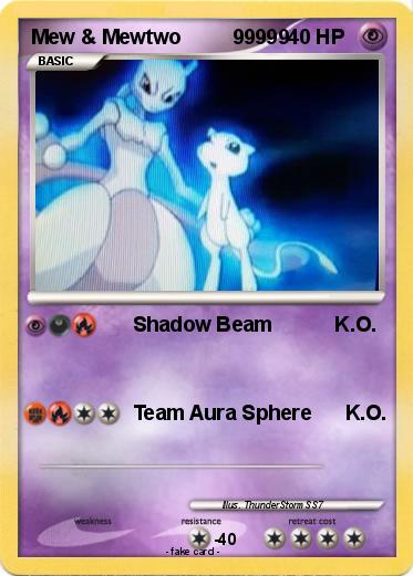 Pokemon Mew & Mewtwo         99999