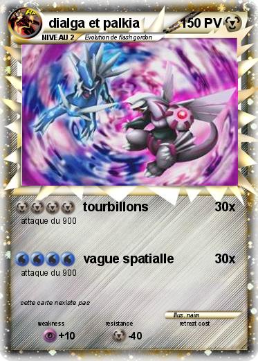 Pokemon dialga et palkia
