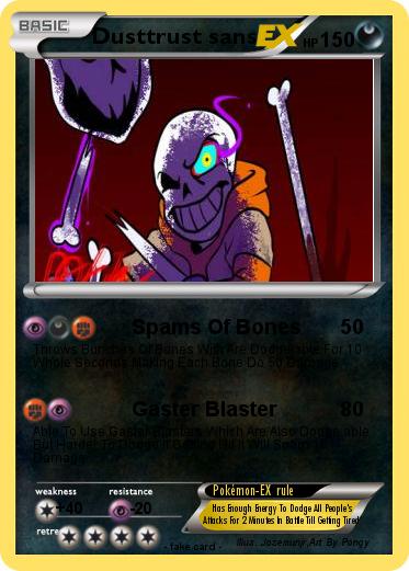 Pokemon Dusttrust sans