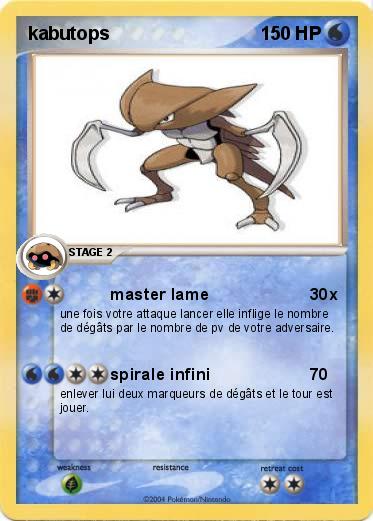 Pokemon kabutops