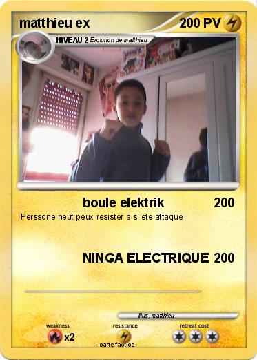 Pokemon matthieu ex