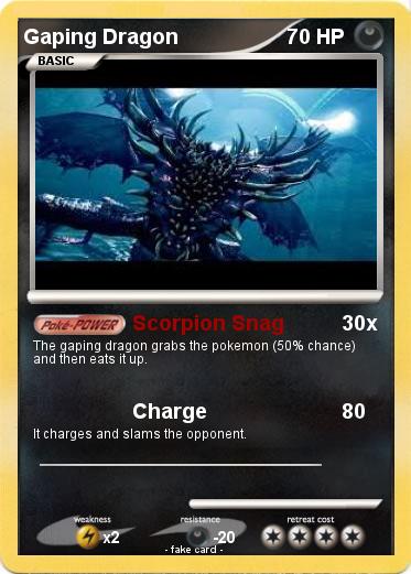 Pokemon Gaping Dragon