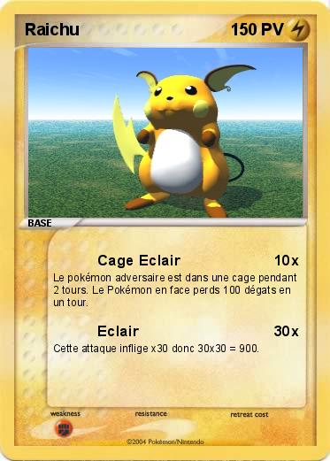 Pokemon Raichu