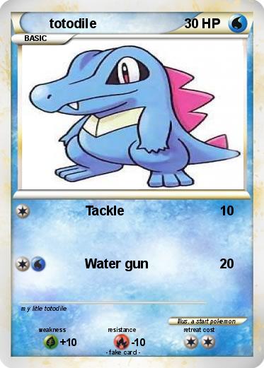 Pokemon totodile