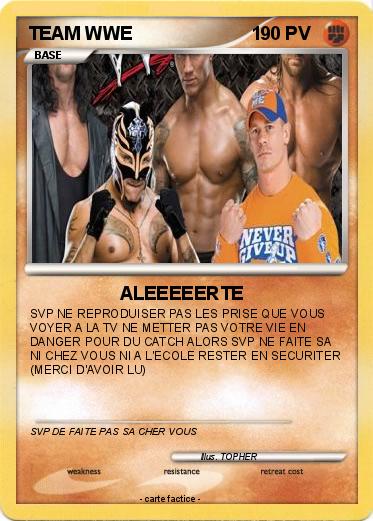 Pokemon TEAM WWE                       1