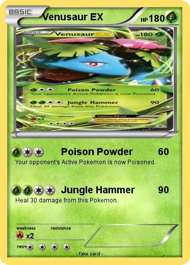 Pokemon Venusaur EX