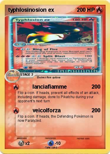 Pokemon typhlosinosion ex