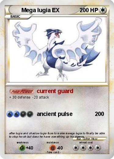 Pokemon Mega lugia EX
