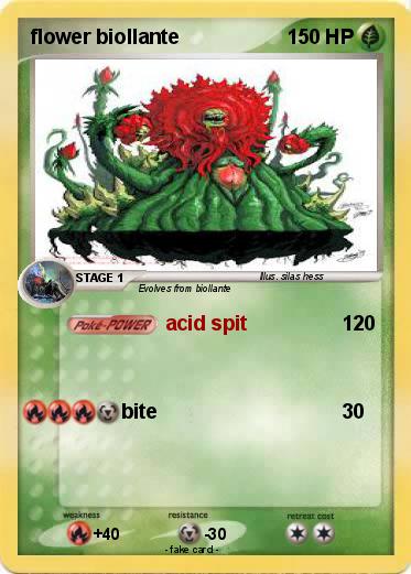 Pokemon flower biollante