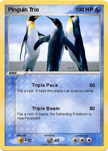 Pokemon Pinguin Trio