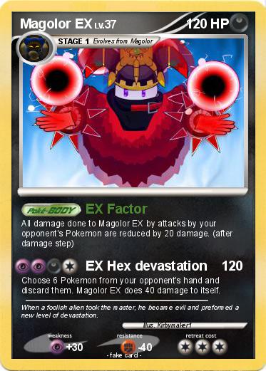 Pokemon Magolor EX