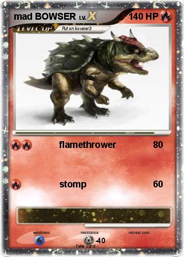 Pokemon mad BOWSER