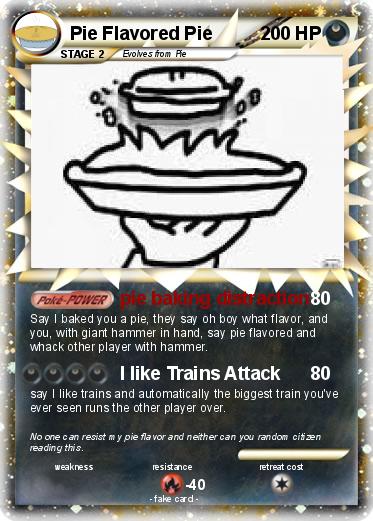 Pokemon Pie Flavored Pie