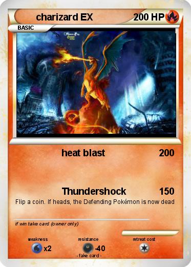 Pokemon charizard EX