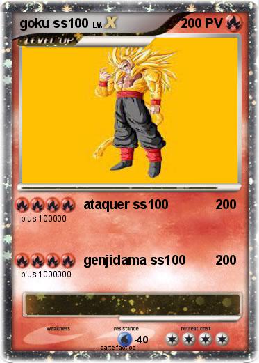Pokemon goku ss100