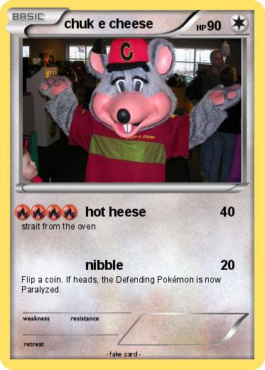 Pokemon chuk e cheese