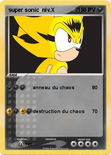 Pokemon super sonic  niv.X