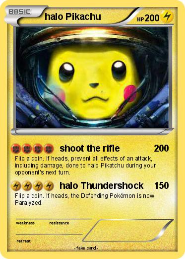Pokemon halo Pikachu
