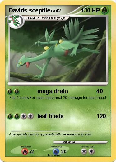 Pokemon Davids sceptile