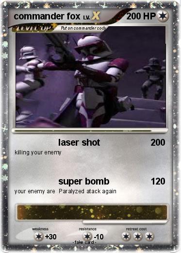 Pokemon commander fox