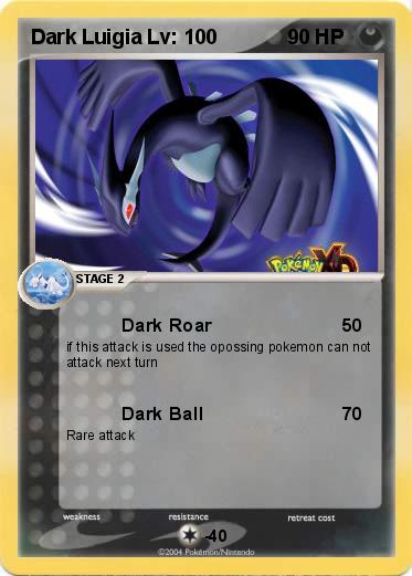 Pokemon Dark Luigia Lv: 100