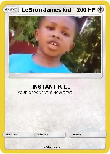 Pokemon LeBron James kid