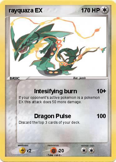 Pokemon rayquaza EX