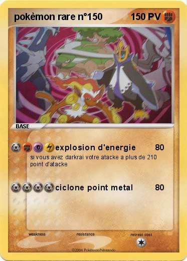 Pokemon pokèmon rare n°150