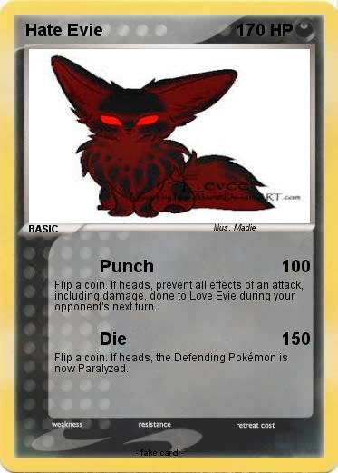 Pokemon Hate Evie