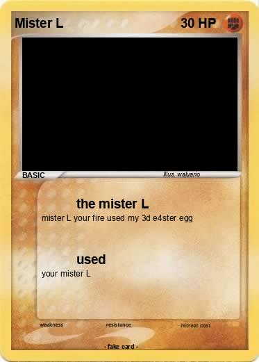 Pokemon Mister L