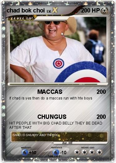 Pokemon chad bok choi