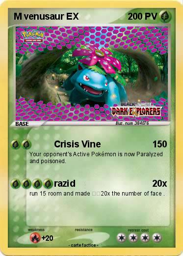 Pokemon M venusaur EX