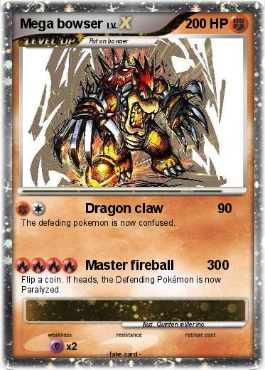 Pokemon Mega bowser