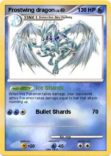 Pokemon Frostwing dragon