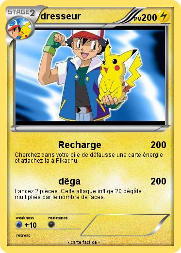 Pokemon dresseur