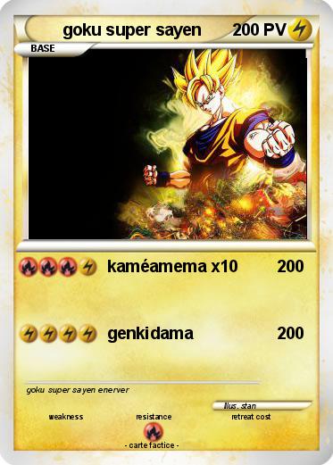 Pokemon goku super sayen