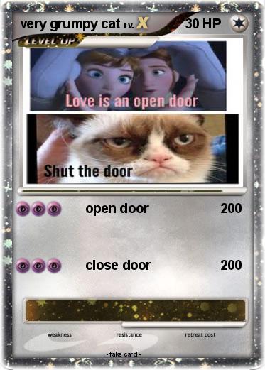 Pokemon very grumpy cat