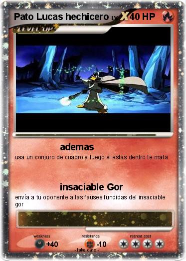 Pokemon Pato Lucas hechicero