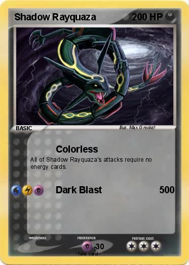 Pokemon Shadow Rayquaza