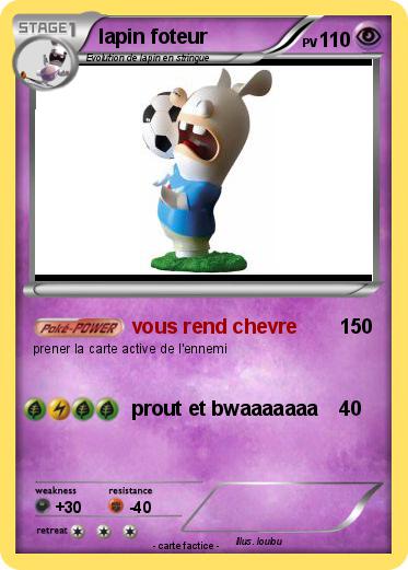 Pokemon lapin foteur