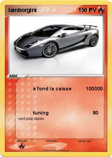 Pokemon lamborgini