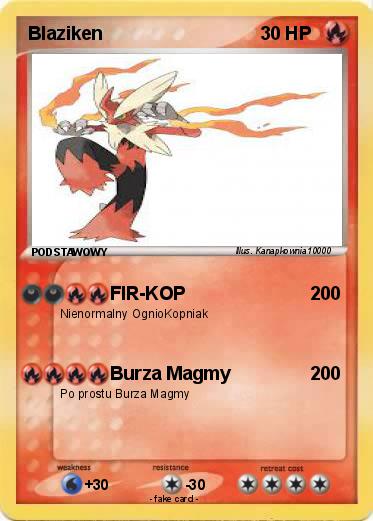 Pokemon Blaziken