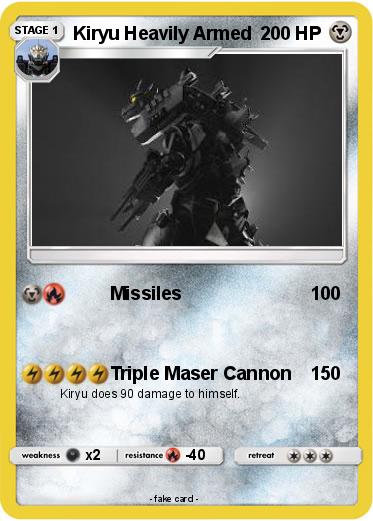 Pokemon Kiryu Heavily Armed