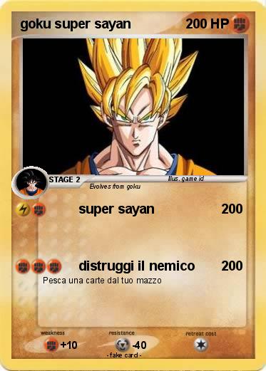 Pokemon goku super sayan