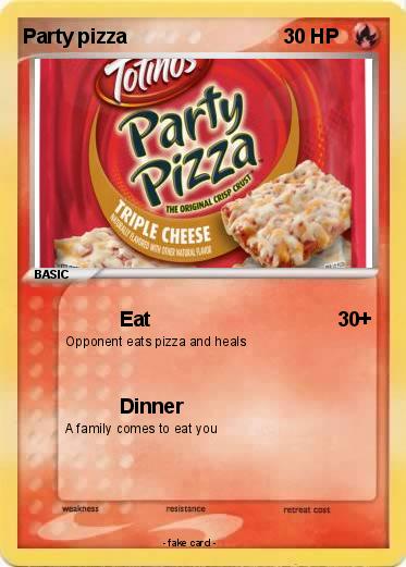 Pokemon Party pizza