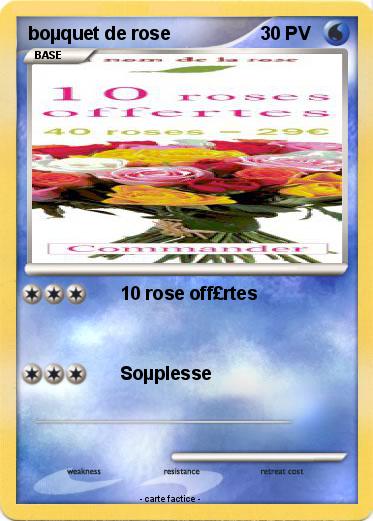 Pokemon boµquet de rose