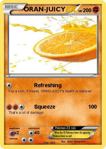 Pokemon ORAN-JUICY